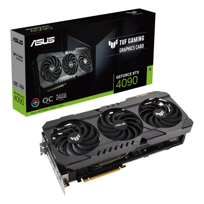 Asus TUF Gaming NVIDIA GeForce RTX 4090 OC 24GB GDDR6X Graphics Card - كرت الشاشة